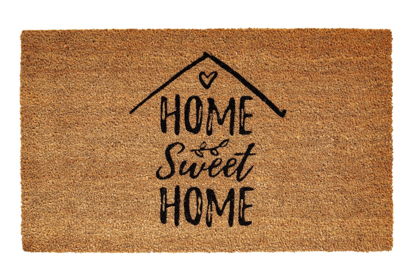 Fußmatte Home Sweet Home 40 cm x 70 cm hoher Abriebfestigkeit 