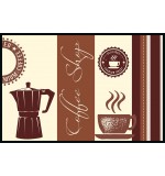 Fußmatte Eurographics Coffee Shop 50 x 75