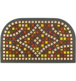 Fußmatte Mosaik marrone 