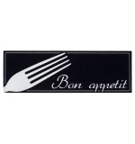 Fußmatte Kitchen Guard bon appetit fork
