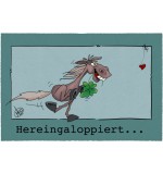 Fußmatte LEO-Pferd Hereingaloppiert 50 cm x 75 cm