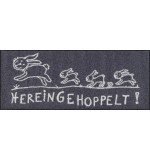 Fußmatte Hereingehoppelt 30 cm x 75 cm