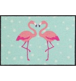 Fußmatte Flamingo Heart