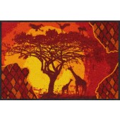 Fußmatte Afrikakarte