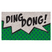 Fußmatte Kokos Pop Art Ding Dong