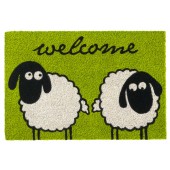 Kokosfußmatte Ruco Print Sheeps Welcome