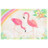 Fußmatte Gallery Rainbow Flamingos 