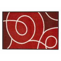 Fußmatte Salonloewe Design Swoop Rot