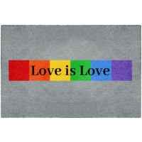 Fußmatte Pride Love is Love 50 cm x 75 cm