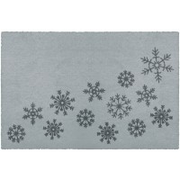 Fußmatte Schneeflocken 50 cm x 75 cm