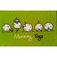Morning Yoga - Schafe