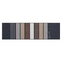 Fußmatte Salonloewe Block Strips Grey 60 cm x 180 cm