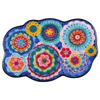 Fußmatte Crochet wolke