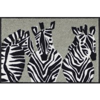 Fußmatte Zebra grau