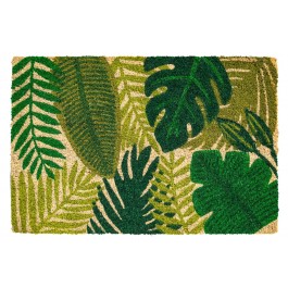 Kokosfußmatte green leaves