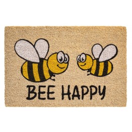 Kokosfußmatte Bee Happy