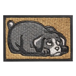 Kokos-Gummimatte lying dog
