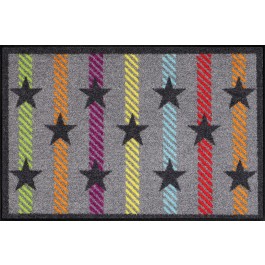 Fußmatte Salonloewe Design Stars on Stripes 50 cm x 75 cm