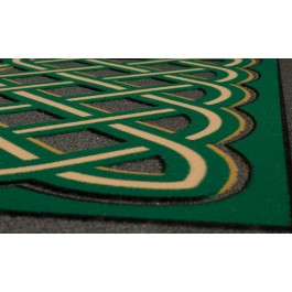 Fußmatte Labyrinthmuster verde 