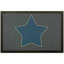 Fußmatte Deco blue Star (