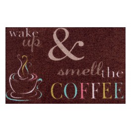 Fußmatte Clean Keeper Wake up Coffee