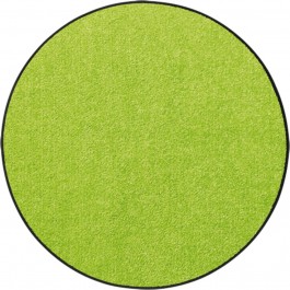 Fußmatte Uni apfelgrün rund