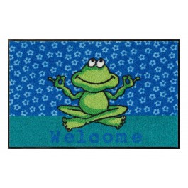 Fußmatte Salonloewe Design Yoga Frosch