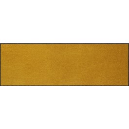 Fußmatte Salonloewe Uni safran rechteckig 60 cm x 180 cm