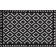Fußmatte Salonloewe Design Tabuk Black & White 60cm x 120cm