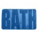 Badteppich Memory Foam Bath blau