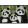 Fußmatte Panda Family