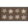 Fußmatte Wood Stars Nougat 30 cm x 60 cm
