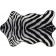 Fußmatte Salonloewe Design Zebra Shape
